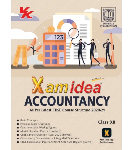 Xam idea Accountancy for CBSE Class 12 | Latest Edition Xam Idea CBSE Class 12 - SchoolChamp.net